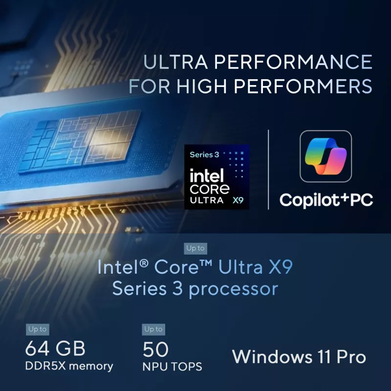 ASUS ExpertBook Ultra B9406CAA-TH0579X Copilot+ PC Intel Core Ultra 7 356H Portátil 35,6 cm (14 pulgadas) WQXGA+ 32 GB LPDDR5x-SDRAM 1 TB SSD Wi-Fi 7 (802.11be) Windows 11 Pro US International Gris