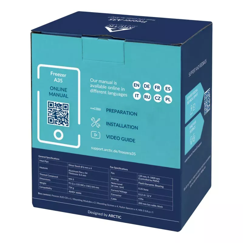 ARCTIC Freezer A35 disipador para CPU