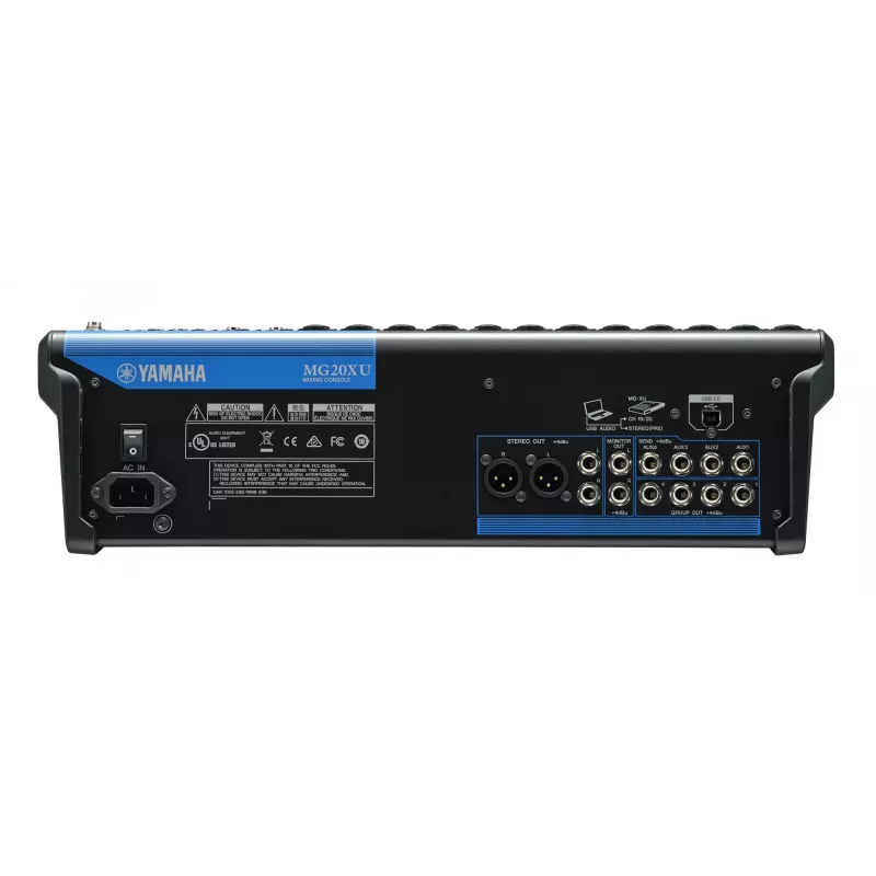 Yamaha MG20XU Mesa de mezclas de audio 20 canales Negro
