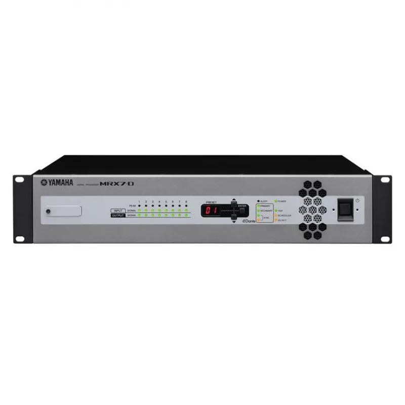 Yamaha MRX7-D Procesador AV Negro, Plata Pantalla LCD integrada