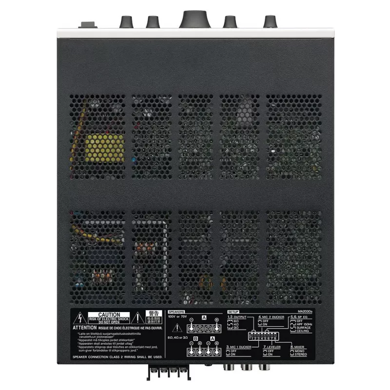 Yamaha MA2030A Amplificador de audio 2.0 canales Sistema ELA Negro