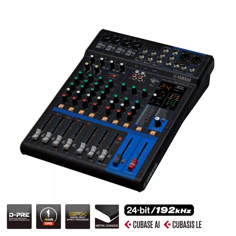 Yamaha MG10XUF Mezclador de audio 10 canales