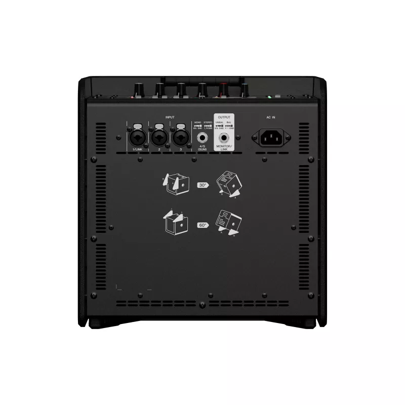 Sistema PA autónomo YAMAHA STAGEPAS 200BTR — 180 W, 2 vías, 60–20.000 Hz, Negro