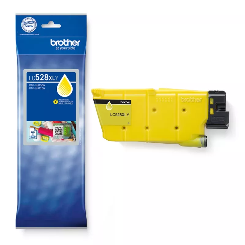 Brother LC528XLY Cartucho de tinta Amarillo 1 ud. Original Ultra Alto Rendimiento