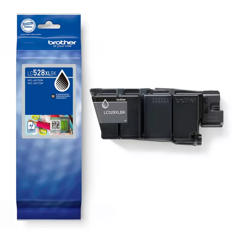 Brother LC528XLBK Cartucho de tinta 1 ud. Original Ultra Alto Rendimiento Negro