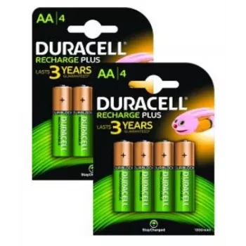 Duracell BUN0060A Pila doméstica Pila recargable AA Níquel-Metal Hidruro (NiMH)