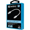 Sandberg USB-C 3.1 > USB-A 3.0 0,2 M, 0,2 m, USB C, USB A, USB 3.2 Gen 1 (3.1 Gen 1), Blanco