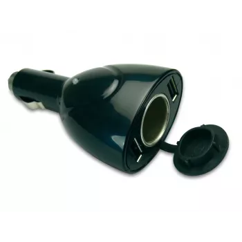 Sandberg Cargador de coche USB 3en1, Coche, Mechero, 5 V, Negro