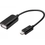 Sandberg Adaptador OTG MicroUSB M - USB F, Micro-USB B, USB A, USB 2.0, Conector macho/Conector hembra, 0,48 Gbit/s, Negro
