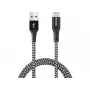 Sandberg Cable Survivor USB-C—USB-A 1 m, 1 m, USB A, USB C, USB 2.0, Negro, Gris