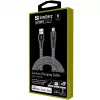 Sandberg Cable Survivor Lightning 2 m, 2 m, Lightning, USB A, Conector macho, Conector macho, Negro, Gris