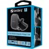 Sandberg Cargador magnético inalámbrico para coche 15W, Coche, USB, Carga inalámbrica, 1,2 m, Negro