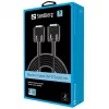 Sandberg Cable de monitor DVI-DVI 2 m, 2 m, Negro, Conector macho/Conector macho, 145 mm, 35 mm, 205 mm