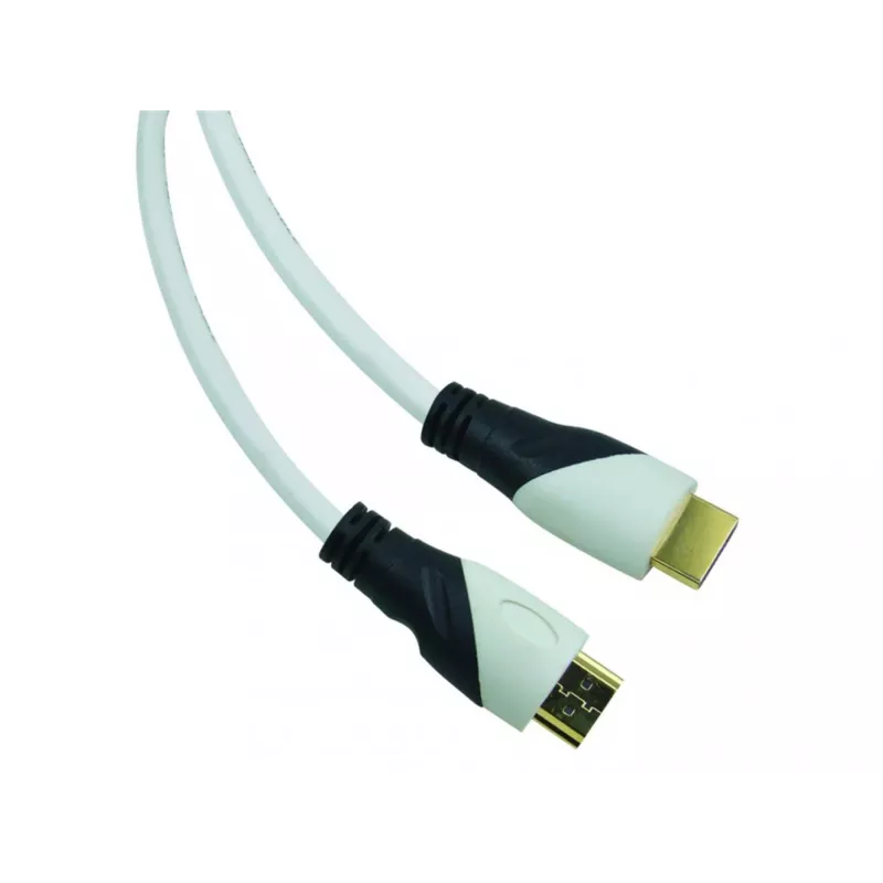 Sandberg HDMI 1.4 19M-19M, 1m, 1 m, HDMI Type-A (Estándar), HDMI Type-A (Estándar), Negro, Blanco