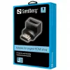 Sandberg Adaptador HDMI 2.0 en ángulo con conector macho, HDMI, HDMI, Negro