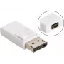 Sandberg Convertidor DisplayPort > MiniDP, DisplayPort, Mini DisplayPort, Blanco