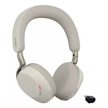 Jabra Evolve3 75 - MS Link390c - Negro, Inalámbrico, 20 - 20000 Hz, Llamadas/Música, 180 g, Auricular, Gris
