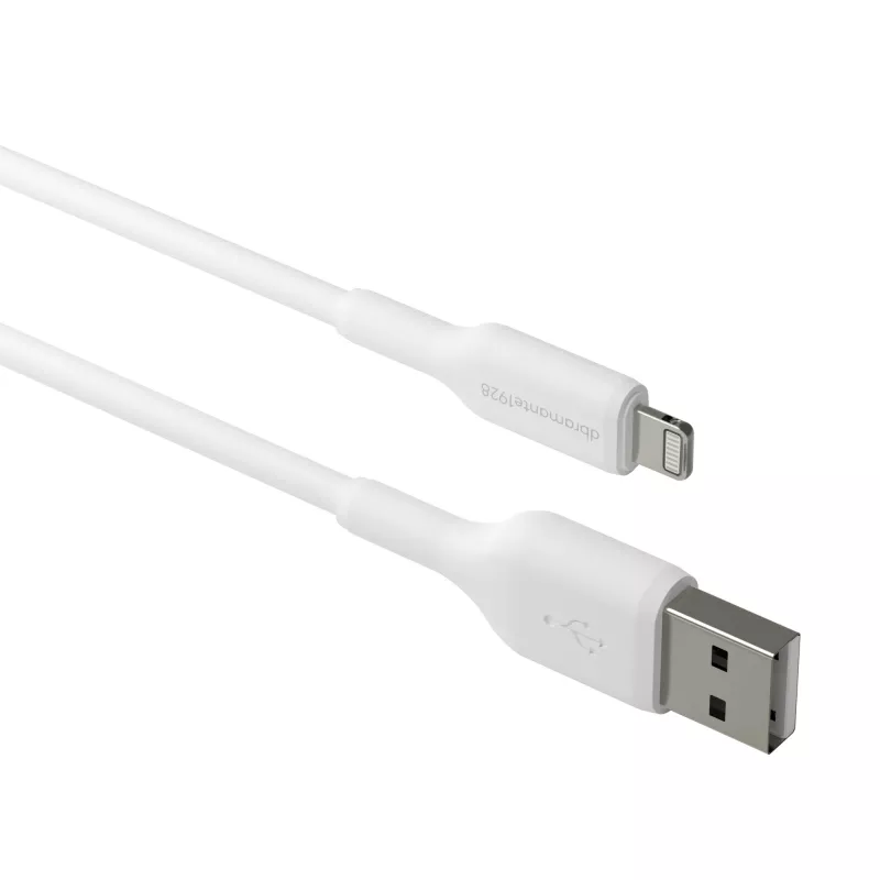 dbramante1928 re-charge - cable 1 m USB-A a Lightning - W, 1 m, USB A, USB 2.0, 0,48 Gbit/s, blanco