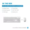 HP 230 teclado y ratón inalámbricos combo, tamaño completo, membrana, blanco