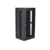 StarTech.com armario de red de montaje en pared de 4 postes 26U con compartimento de 1U, armario de servidor de montaje en pared abatible de 19 pulgadas para equipos de datos/AV/electrónica/informática, carcasa de rack ventilada flexible