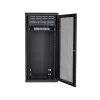 StarTech.com armario de red de montaje en pared de 4 postes 26U con compartimento de 1U, armario de servidor de montaje en pared abatible de 19 pulgadas para equipos de datos/AV/electrónica/informática, carcasa de rack ventilada flexible