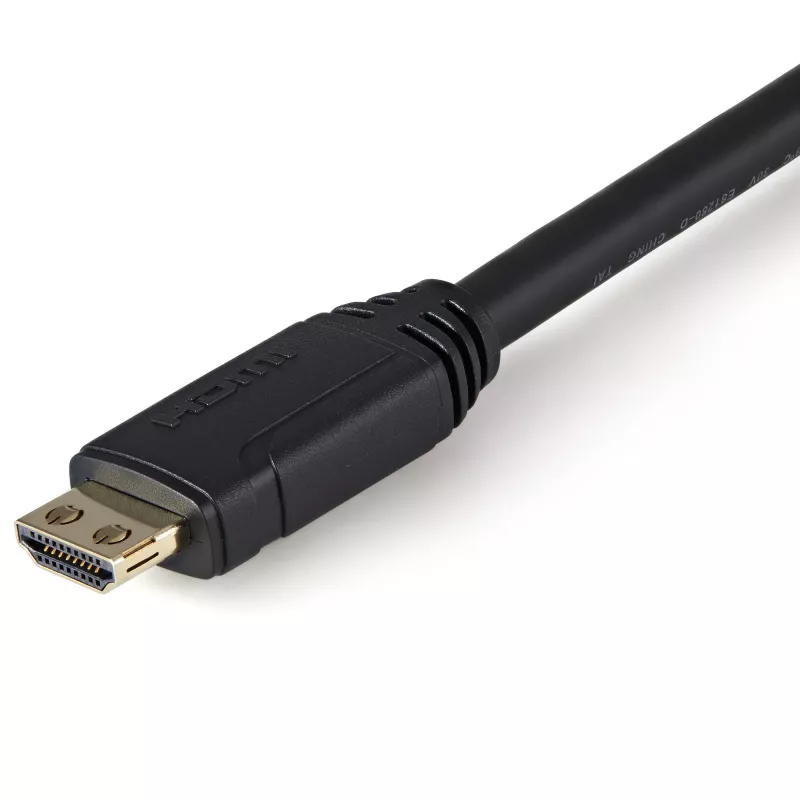 StarTech.com cable HDMI 2.0 de 3 m, cable HDMI de alta velocidad premium certificado 4K con Ethernet, 4K 60Hz HDR10, cable HDMI UHD, M/M conector de agarre