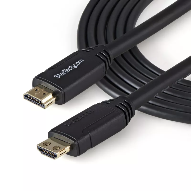 StarTech.com cable HDMI 2.0 de 3 m, cable HDMI de alta velocidad premium certificado 4K con Ethernet, 4K 60Hz HDR10, cable HDMI UHD, M/M conector de agarre