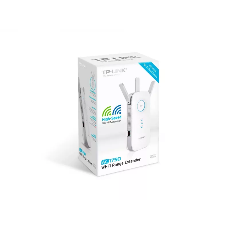 TP-Link RE450 extensor de red transmisor de red blanco 10, 100, 1000 Mbit/s