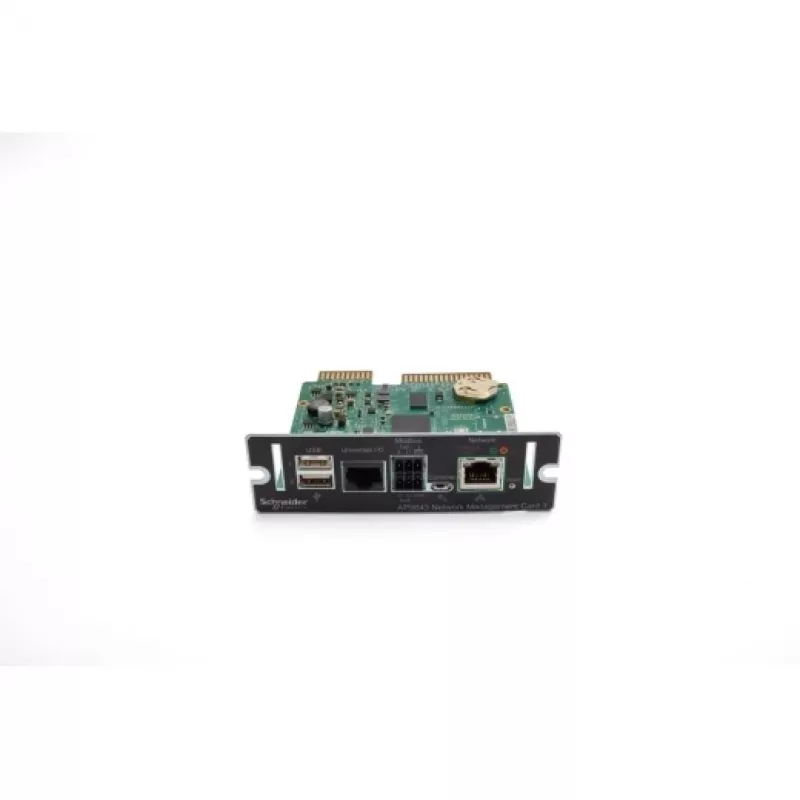 Tarjeta de gestión de red APC AP9643 — tarjeta WLAN interna, IEEE 802.1x, negra