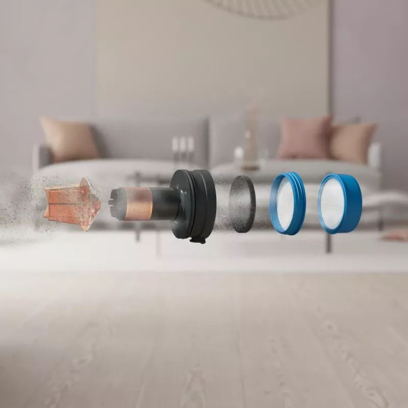 Electrolux EP71B14WET aspirador de escoba batería en seco sin bolsa 0,3 l azul 4 Ah