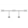 Base pasacables Multibrackets M Desktopmount para soporte de monitor individual/doble/triple negro modelo