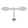 Base pasacables Multibrackets M Desktopmount para soporte de monitor individual/doble/triple negro modelo