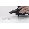 Base pasacables Multibrackets M Desktopmount para soporte de monitor individual/doble/triple negro modelo
