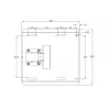 Multibrackets M brazo oscilante universal 180 grados large negro 75 kg 48-69