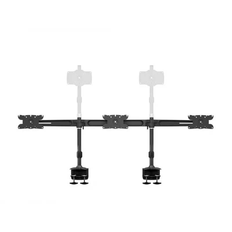 Multibrackets M VESA Desktopmount Triple Desk Clamp 24 inch-32 inch 24 kg