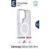 Cellularline Clear Mag - funda transparente ultrarresistente para Galaxy S26 Ultra con borde de goma, compatible con el ecosistema Qi2 y accesorios magnéticos, tratada contra el amarilleo.