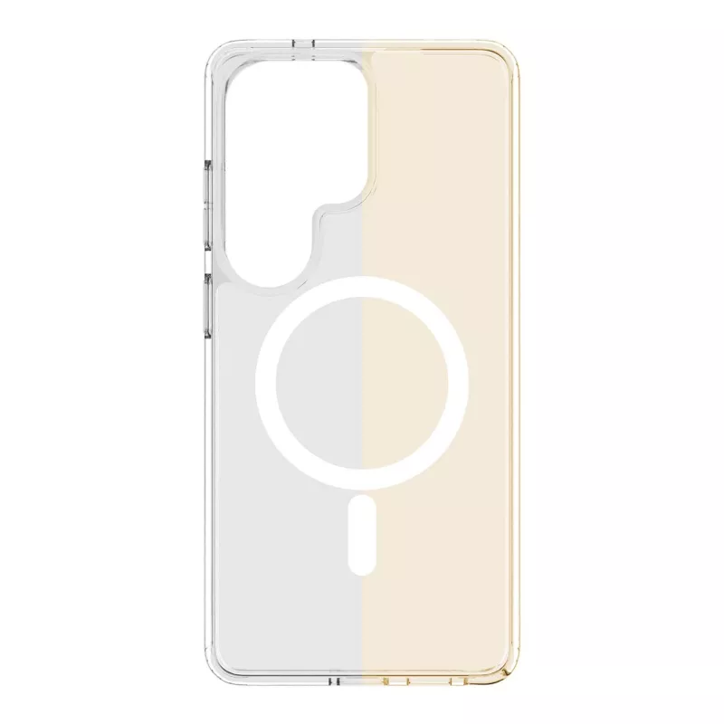 Cellularline Clear Mag - funda transparente ultrarresistente para Galaxy S26 Ultra con borde de goma, compatible con el ecosistema Qi2 y accesorios magnéticos, tratada contra el amarilleo.