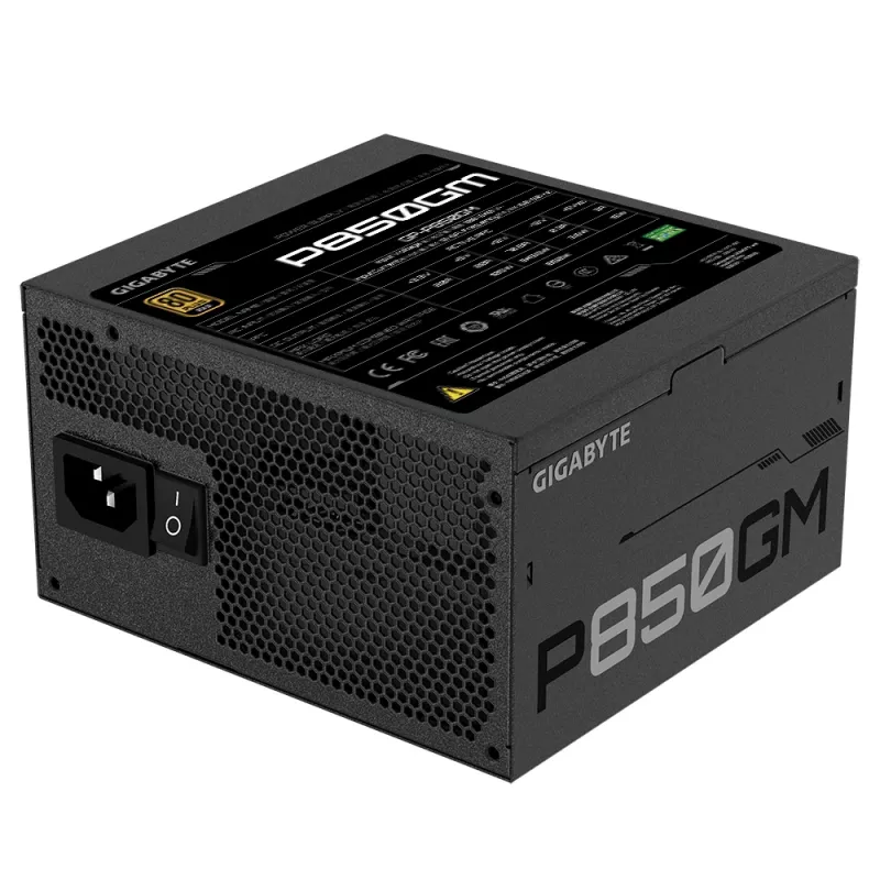 GIGABYTE P850GM fuente de alimentación 850 W 20+4 Pin ATX ATX negra