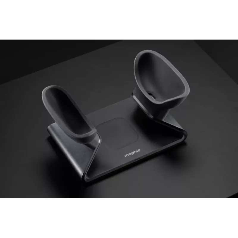 mophie AirPods Max estación de carga, interior, USB, carga inalámbrica, negra
