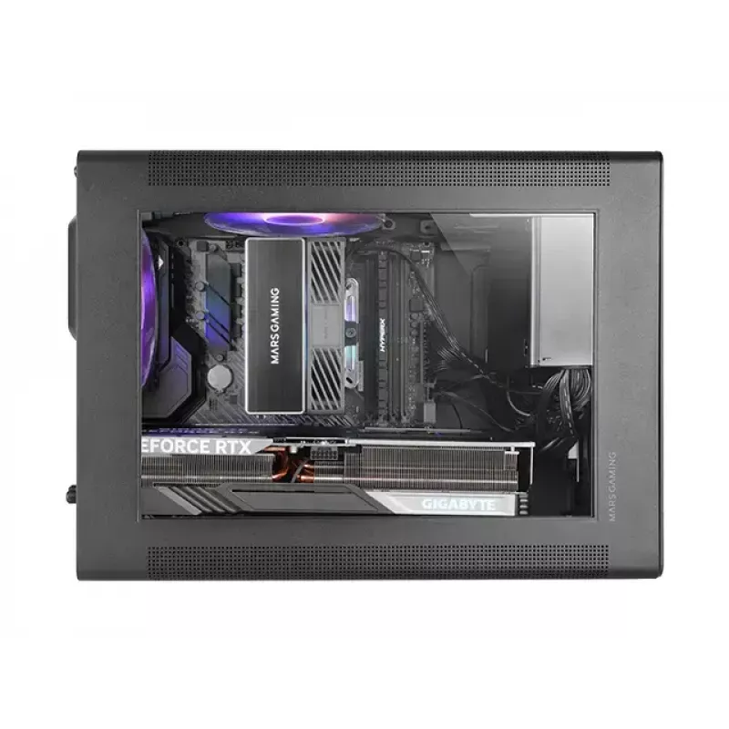 Caja para ordenador Mars Gaming MCXPS mATX ultracompacta negra