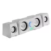 Mars Gaming MS22W altavoces gaming compactos 2.2 RGB Flow subwoofer + 4 altavoces activos sonido DSP 35W blancos
