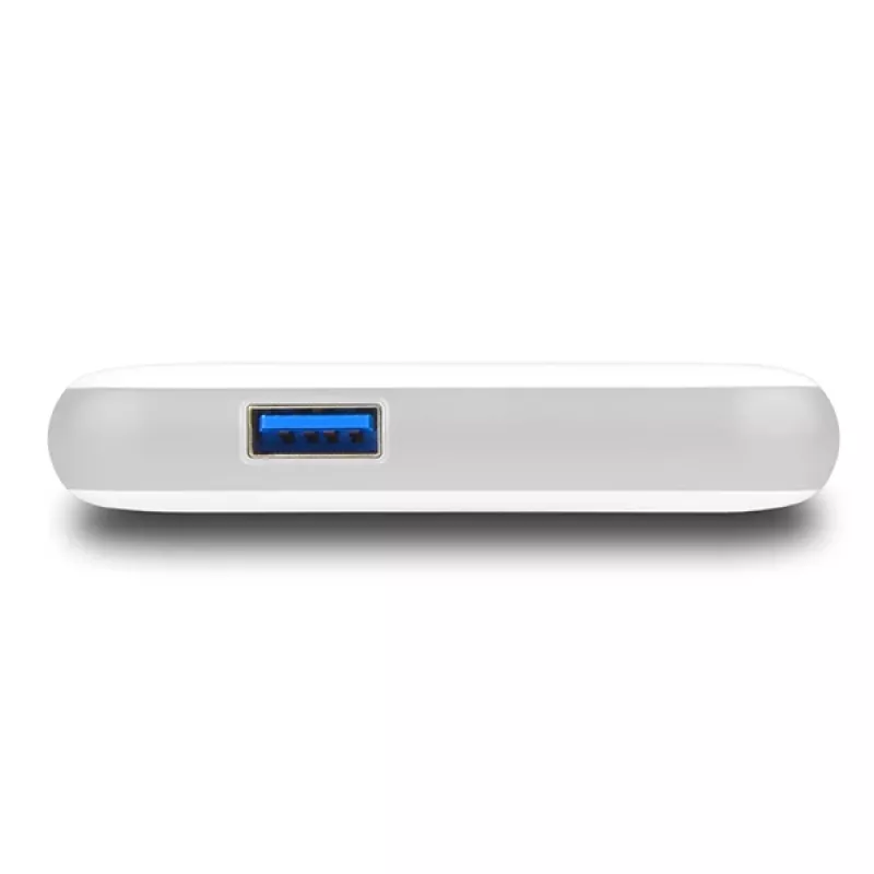 AXAGON EE25-S6 - carcasa para HDD / SSD - 2,5 inch - SATA - Serial ATA II - Serial ATA III - 5 Gbit/s - conectividad USB - blanca