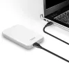 AXAGON EE25-S6 - carcasa para HDD / SSD - 2,5 inch - SATA - Serial ATA II - Serial ATA III - 5 Gbit/s - conectividad USB - blanca