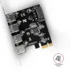 Axagon PCEU-430VL tarjetas adaptadoras/interfaces interna USB 3.2 Gen 1 (3.1 Gen 1)