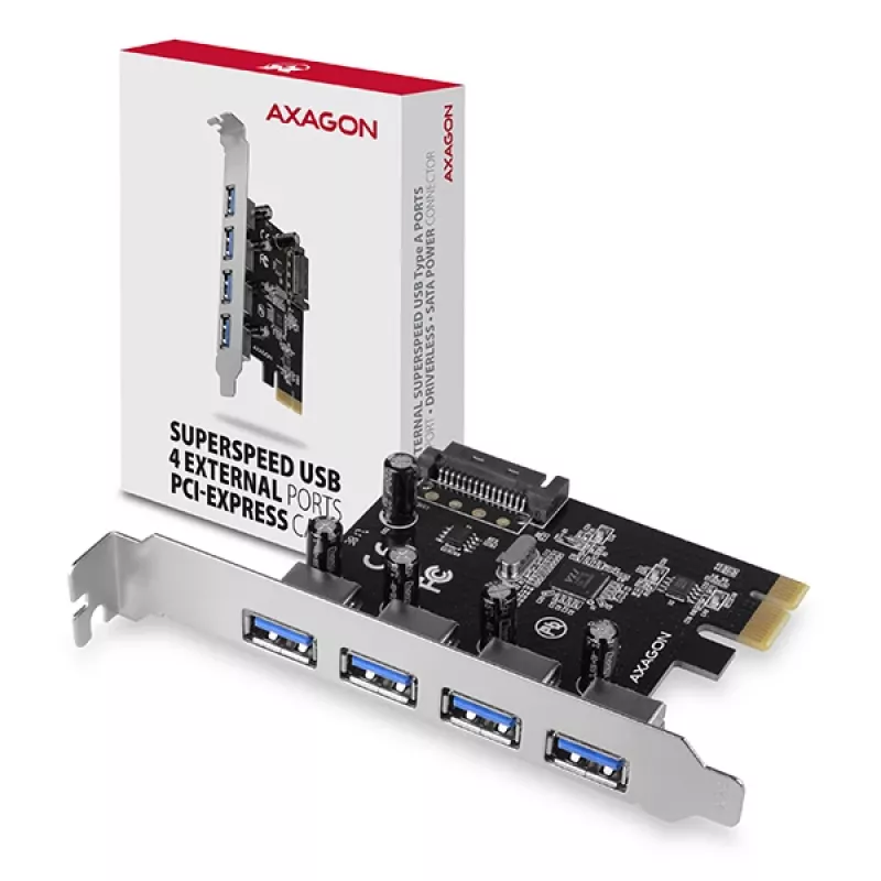 Axagon PCEU-430VL tarjetas adaptadoras/interfaces interna USB 3.2 Gen 1 (3.1 Gen 1)