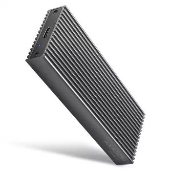 AXAGON EEM2-XR - cubierta - metal - plata - M.2 - cualquier marca - 112 mm