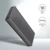 AXAGON EEM2-XR - cubierta - metal - plata - M.2 - cualquier marca - 112 mm