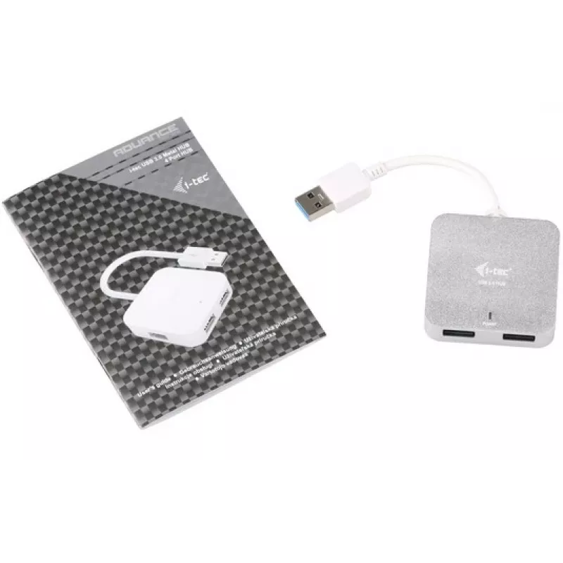 i-tec metal USB 3.0 hub pasivo 4 puertos