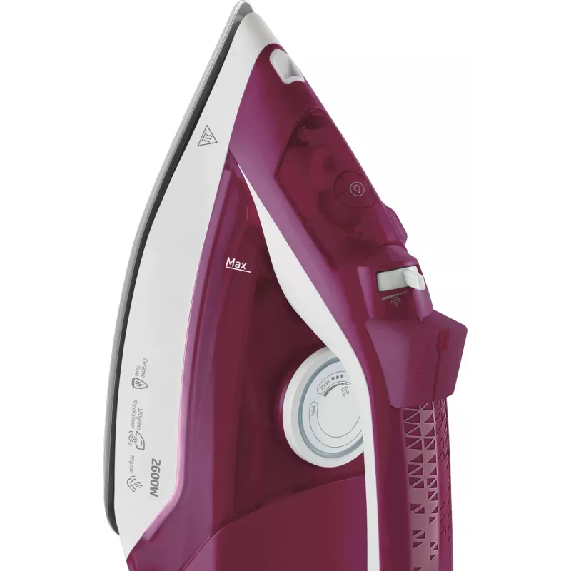 Beko SIM3126R plancha de vapor suela cerámica 2600 W roja