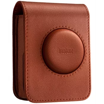 Fujifilm Instax Mini EVO funda marrón